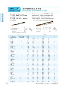 Ground Machine Taps / 磨制粗柄机用丝锥