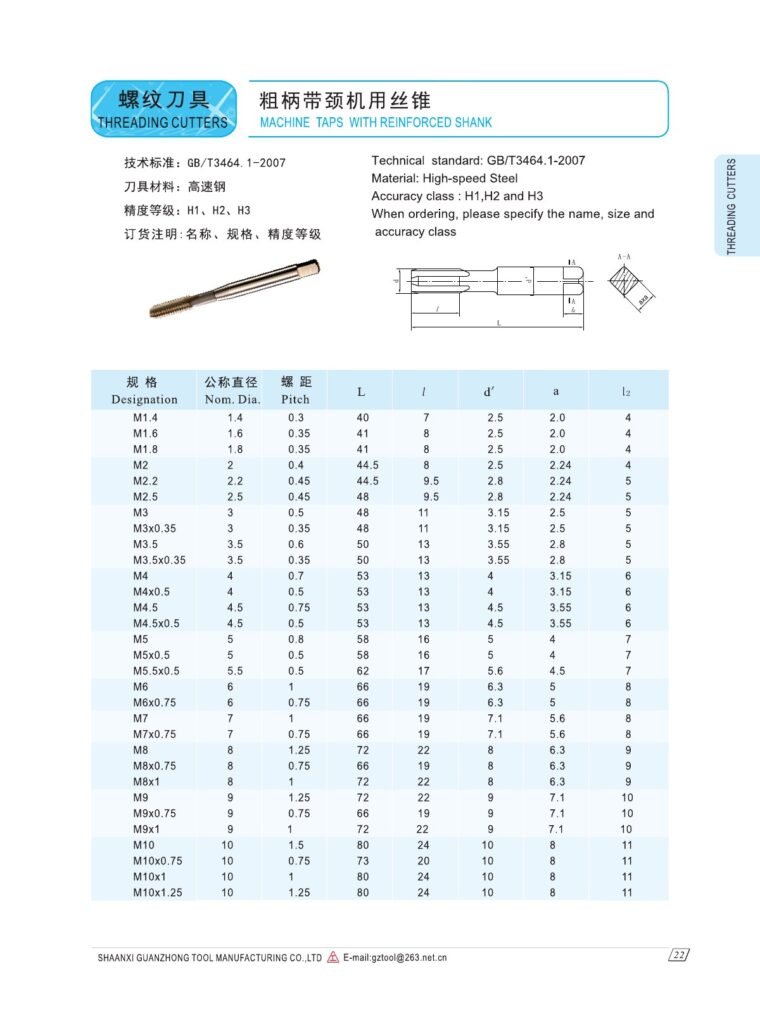 Threading / 螺纹加工