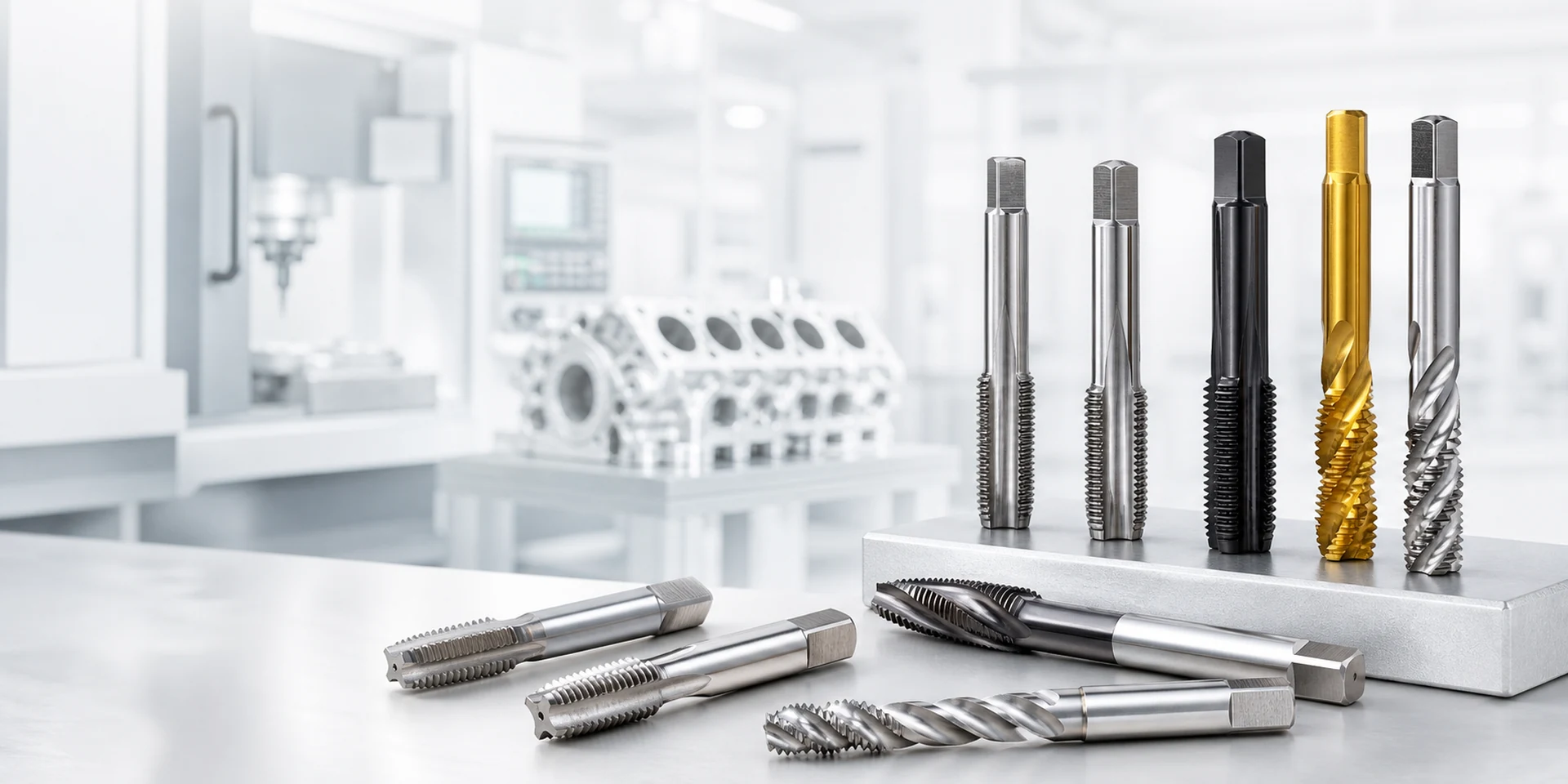Precision threading taps and metal cutting tools